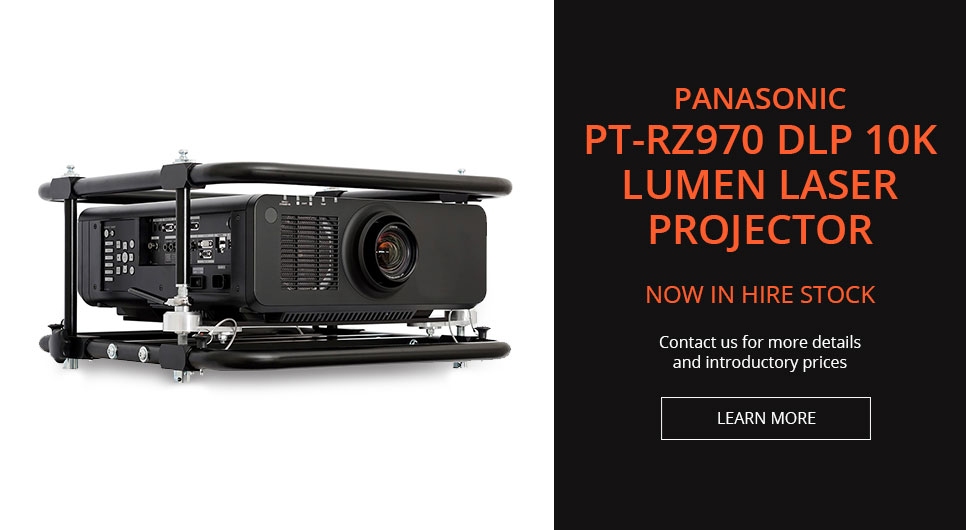 Panasonic PT-RZ970 DLP 10k Lumen Laser Projector Hire